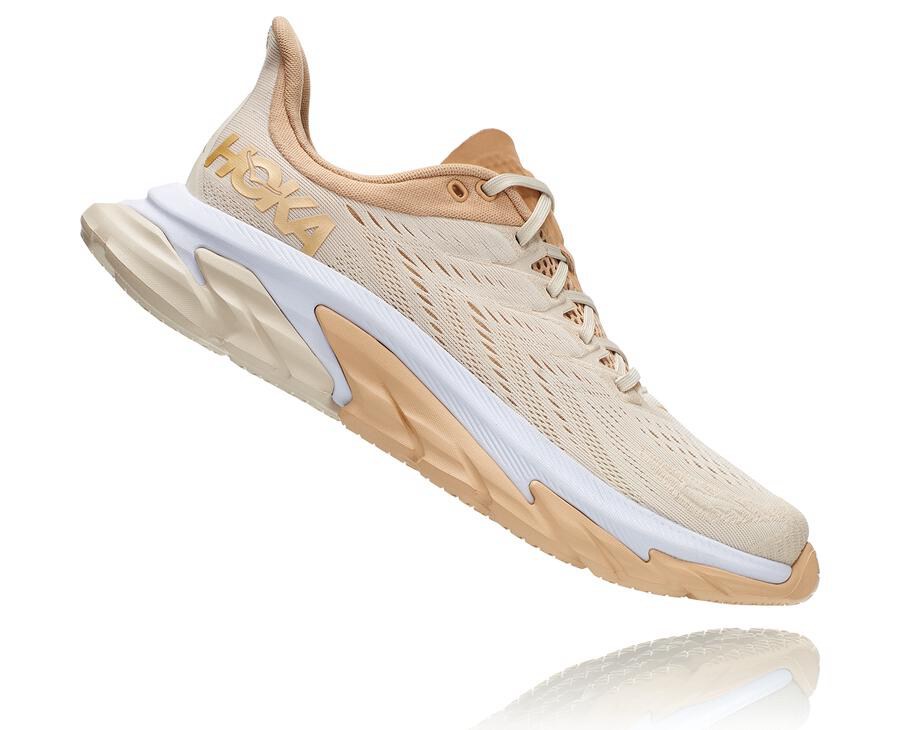 Tenis Hoka One One Hombre Beige - Clifton Edge - AVLF38501